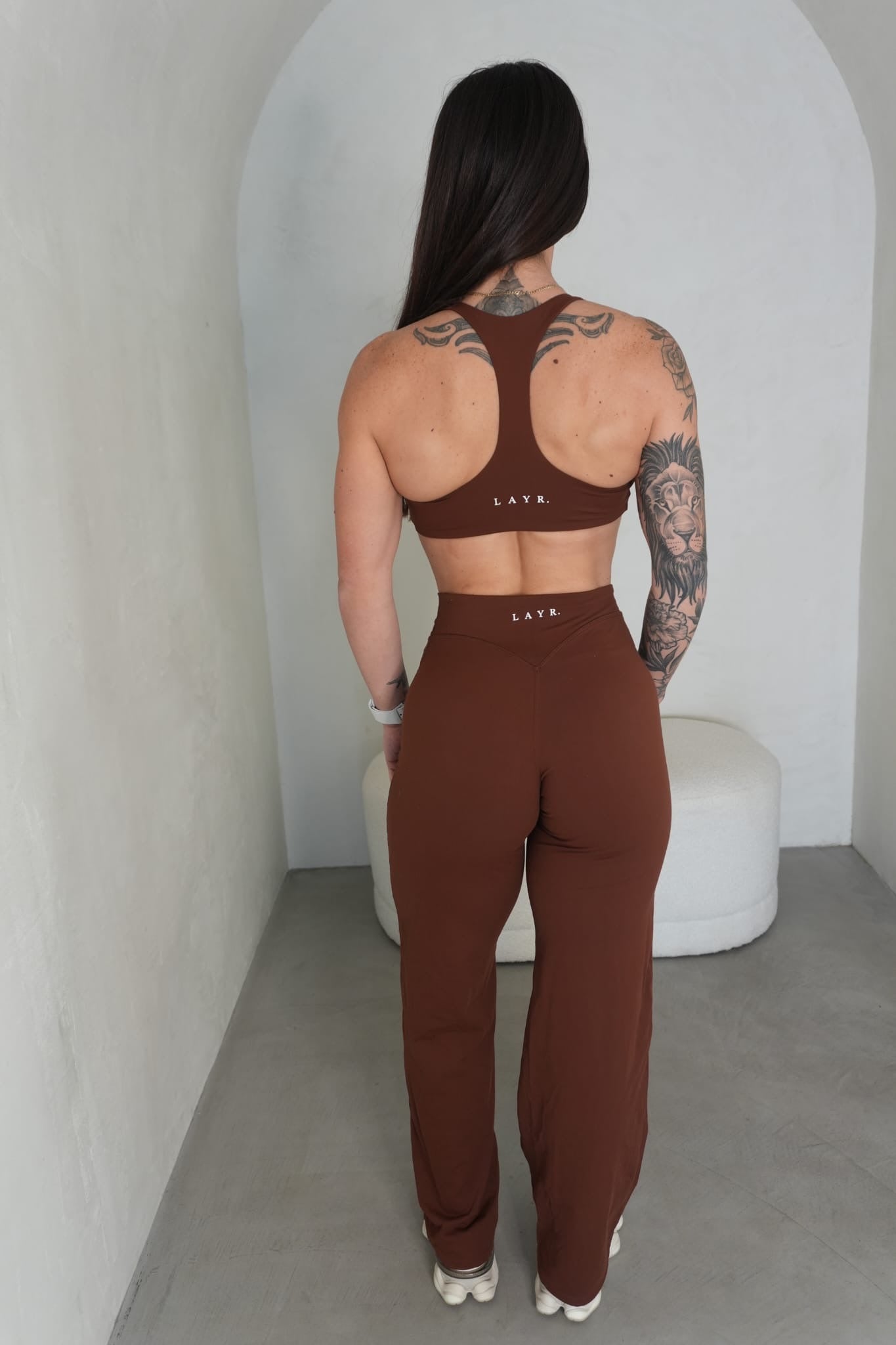 Cloud Collection Straight Leg Pants - Hazelnut