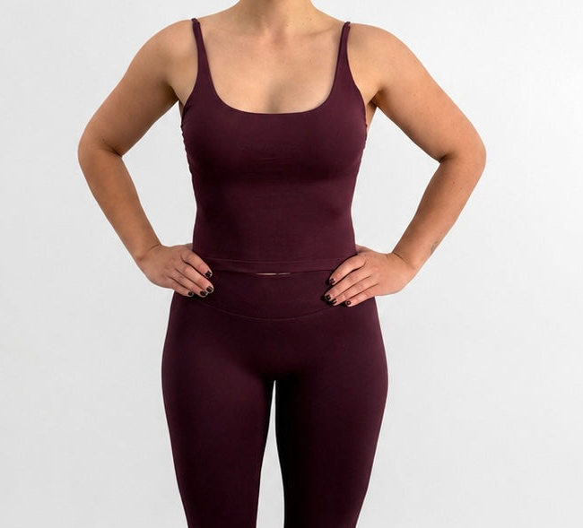 Contour Tank - Plum