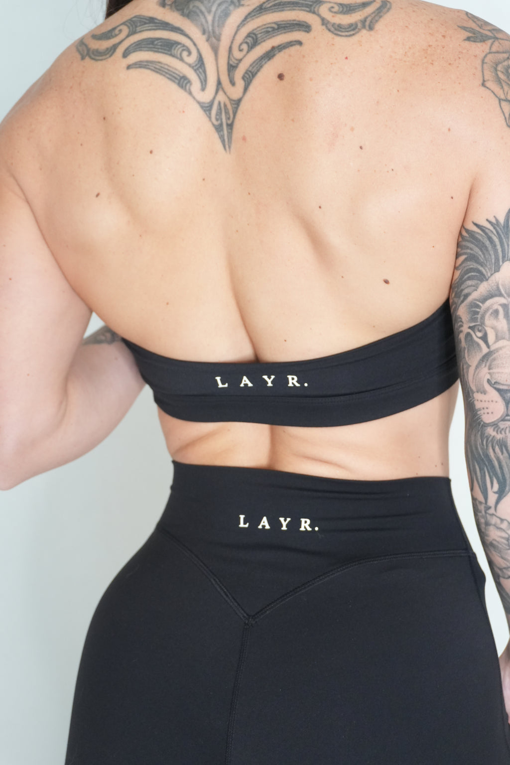 Cloud Collection Halter Bra - Black
