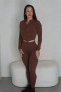 Aura Essentials Jacket - Brown