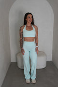 Cloud Collection Straight Leg Pants - Sky Blue