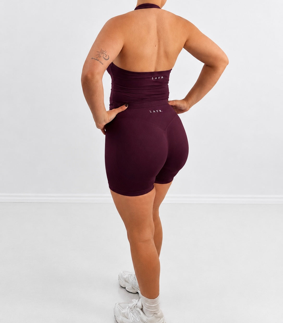 Contour Shorts - Plum