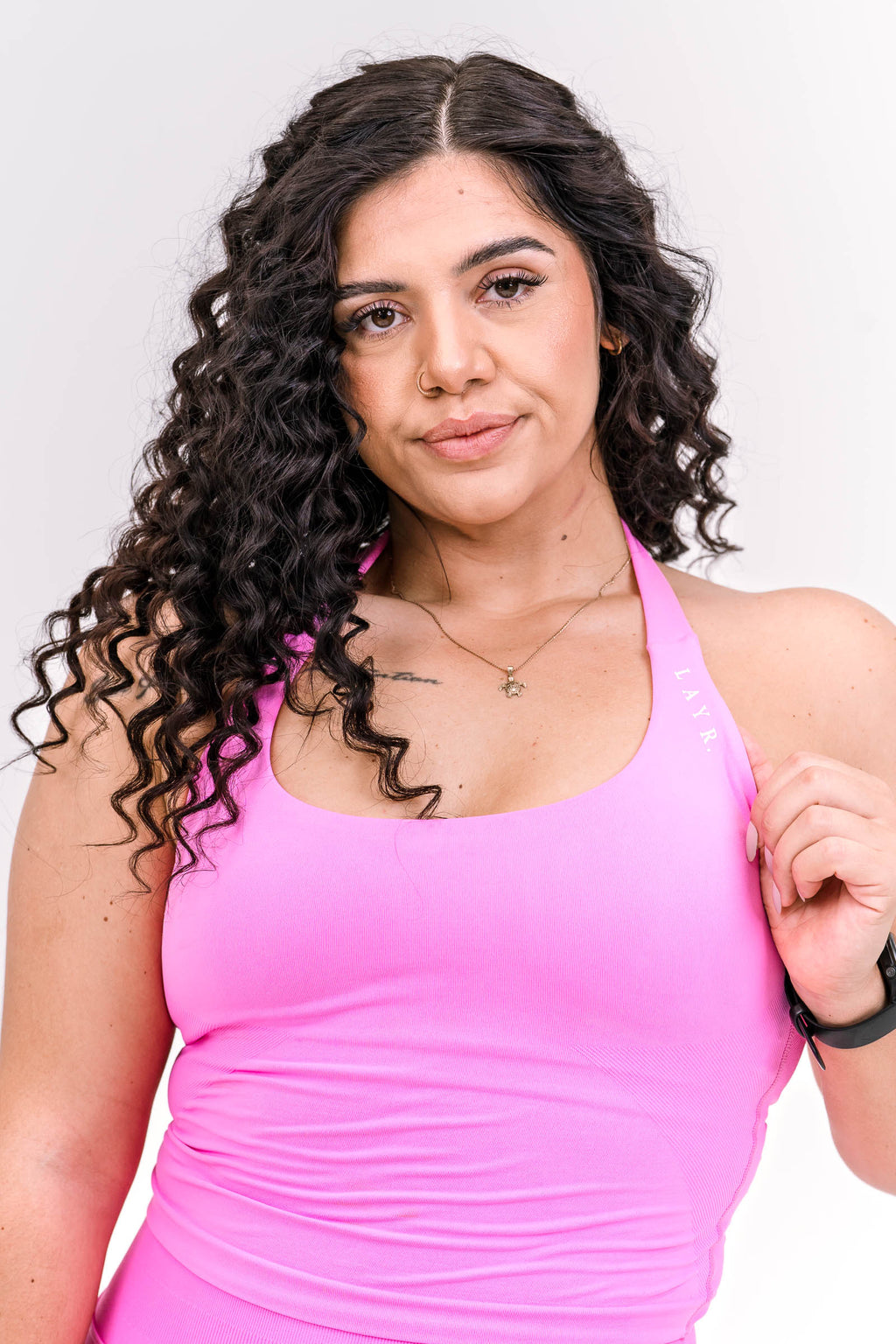 Robust Halter Tank - Pink