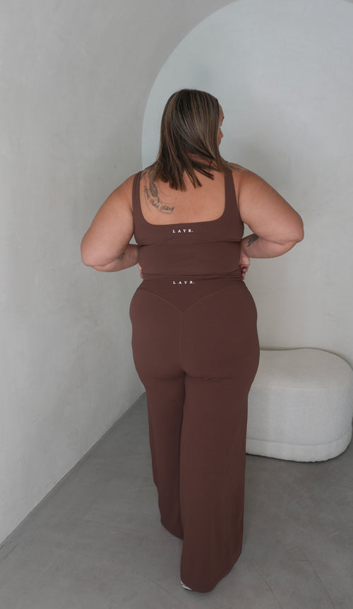 Buxom Staight Leg Pants - Espresso
