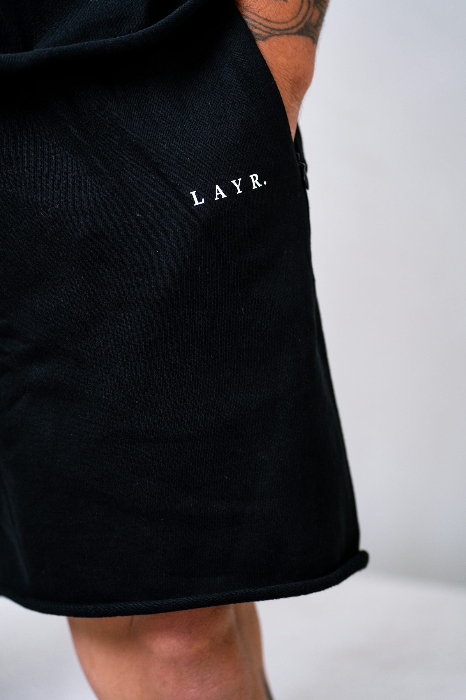Mens Lounge Shorts - Black