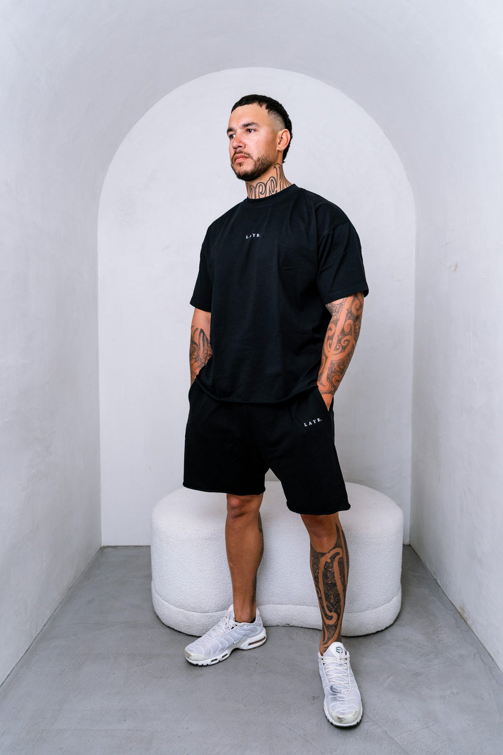 Mens Lounge Shorts - Black