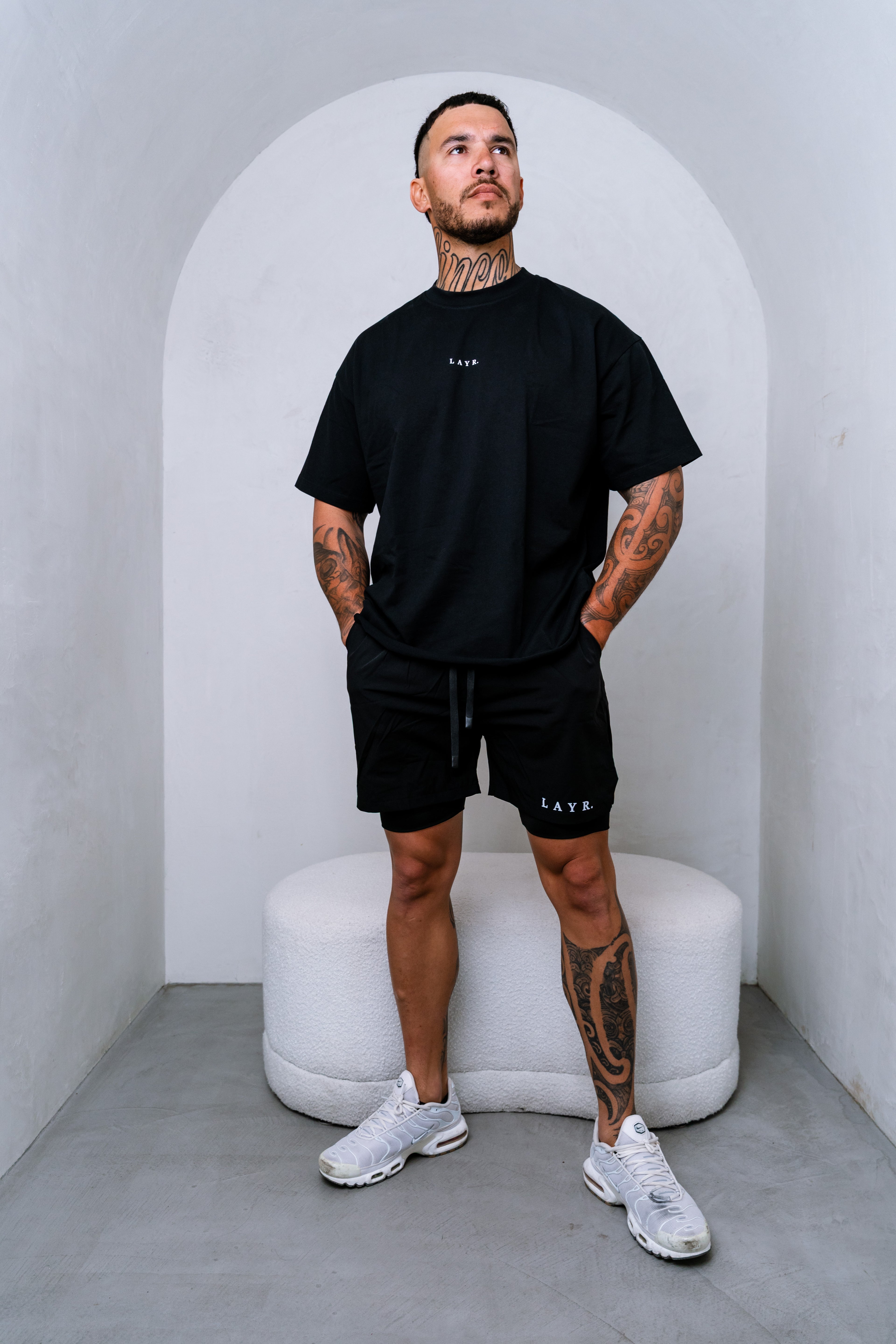 Mens Compression Shorts - Black