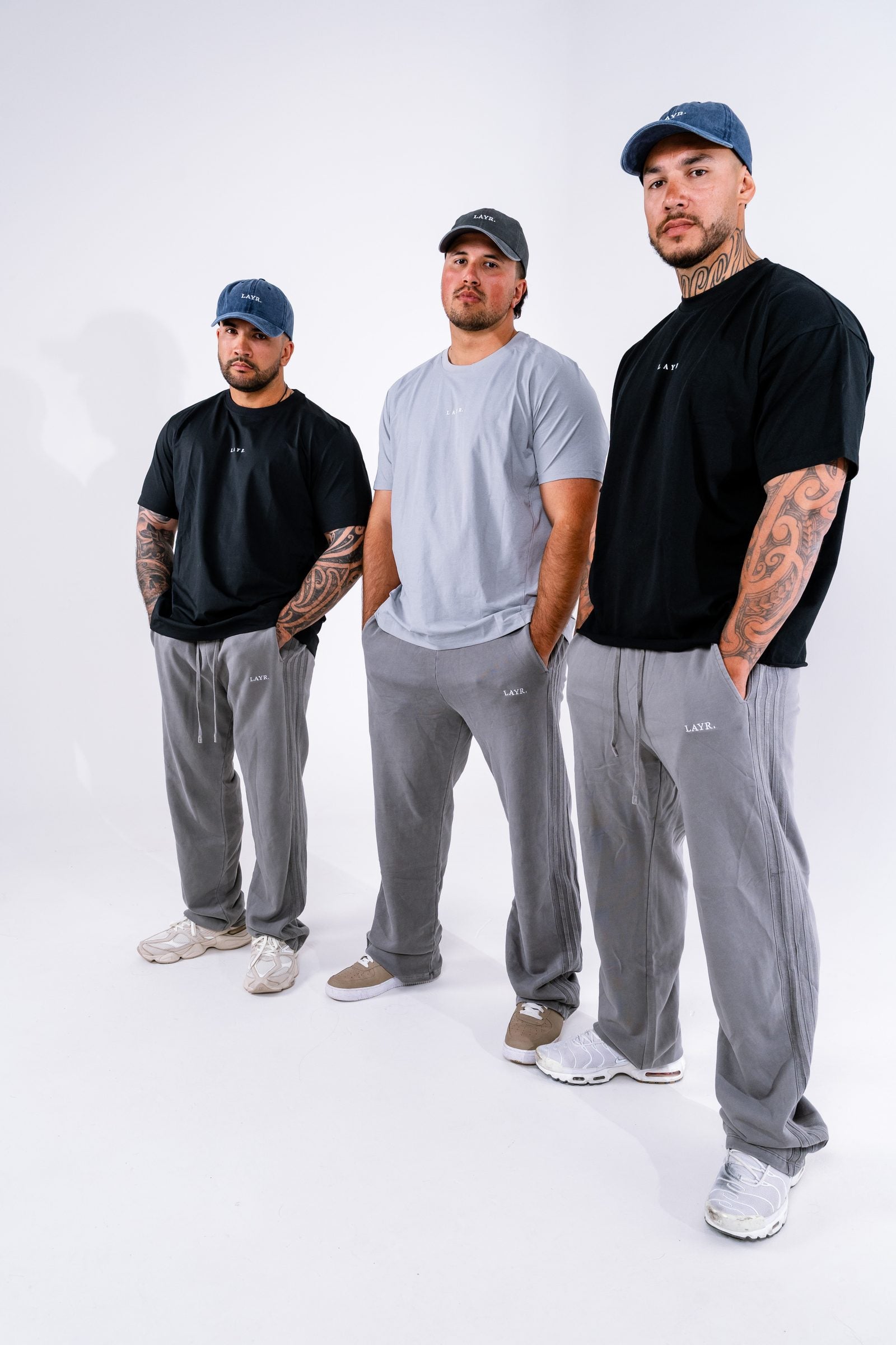 Mens Adis Trackies - Dark Grey